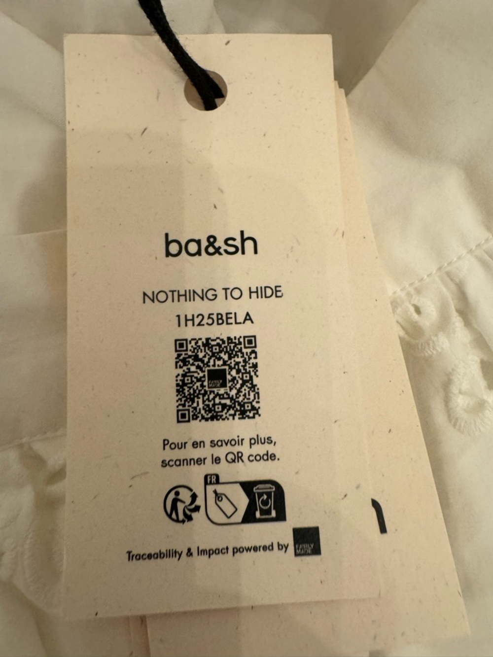 ba&sh White Eyelet A-Line Maxi Skirt - Picture 4 of 5